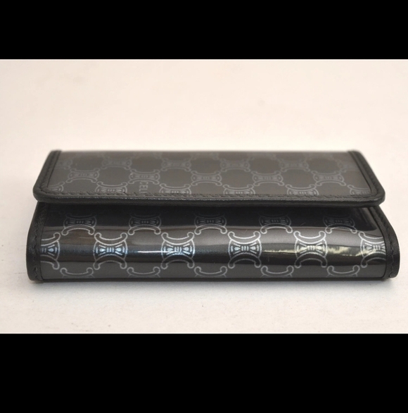 🔥 NWT Authentic CELINE Macadam Blason Vinyl Leather 6 Hooks Key Case - Picture 6 of 15